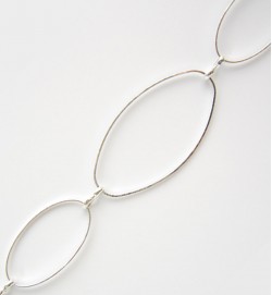 Silver Oval Link Chain